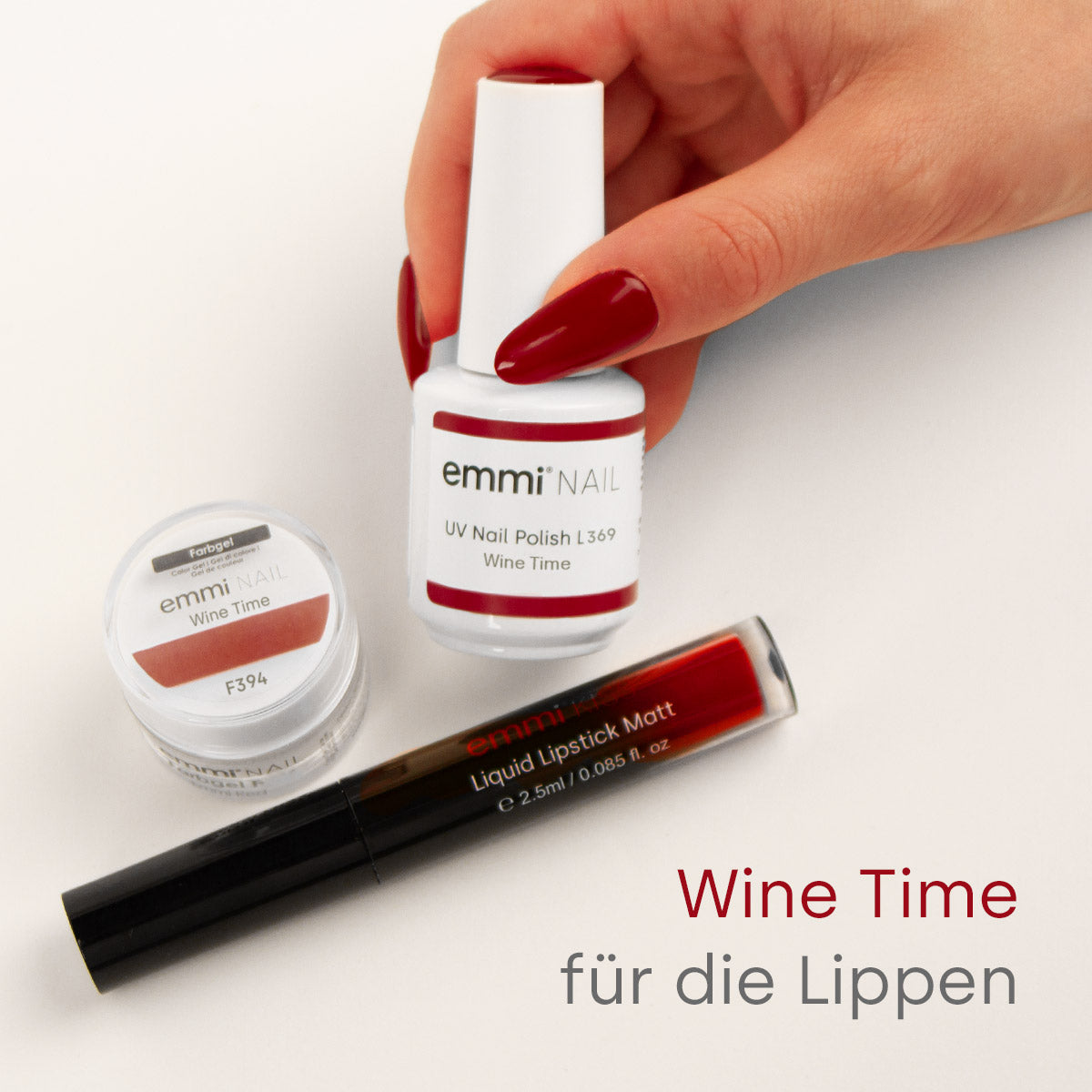 emmiKISS Liquid Lipstick Matt "wine time" 