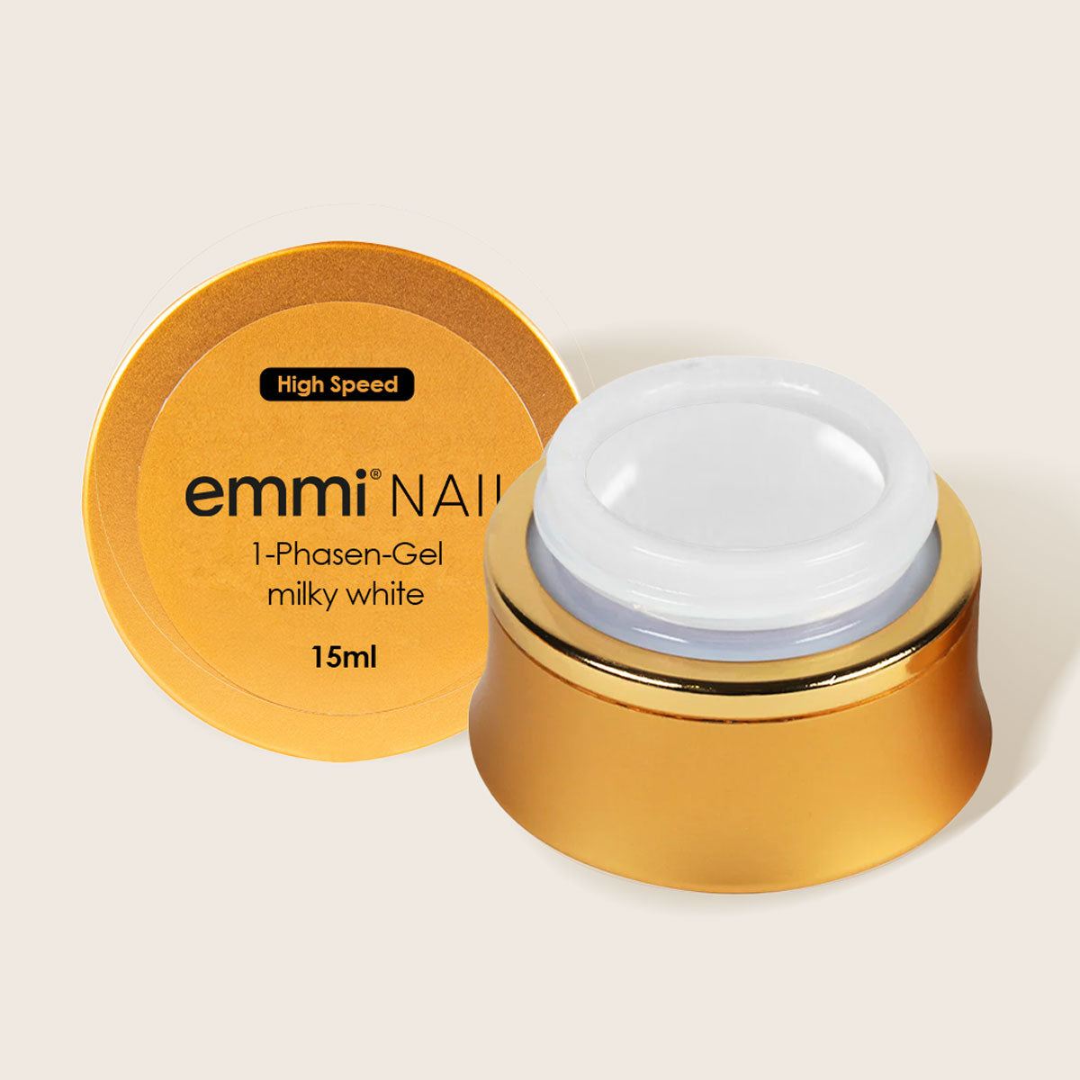 High-speed 1-phase gel Milky White 15ml 