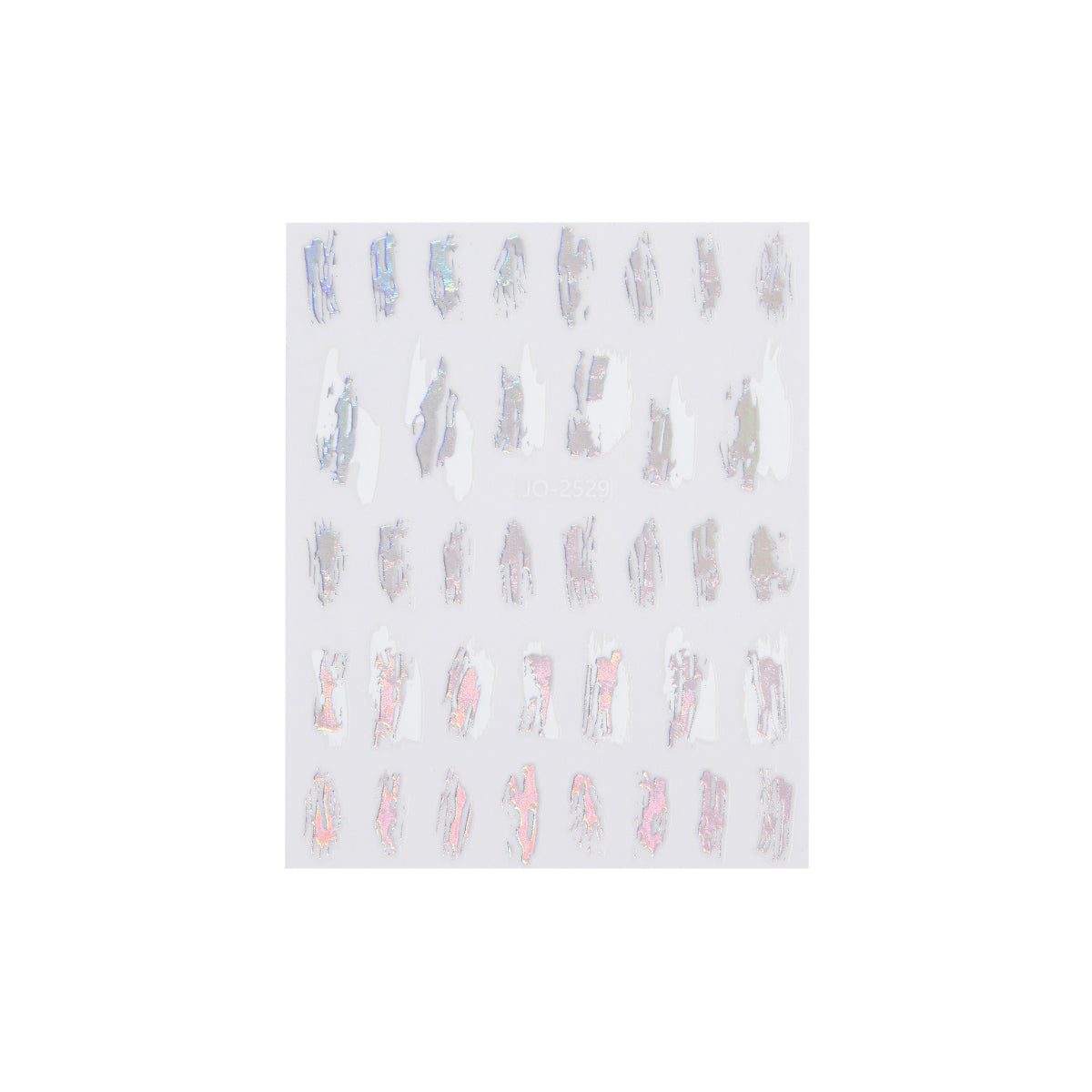 Emmi-Nail 3D Art Nail Sticker Brushing You "Silver/White"