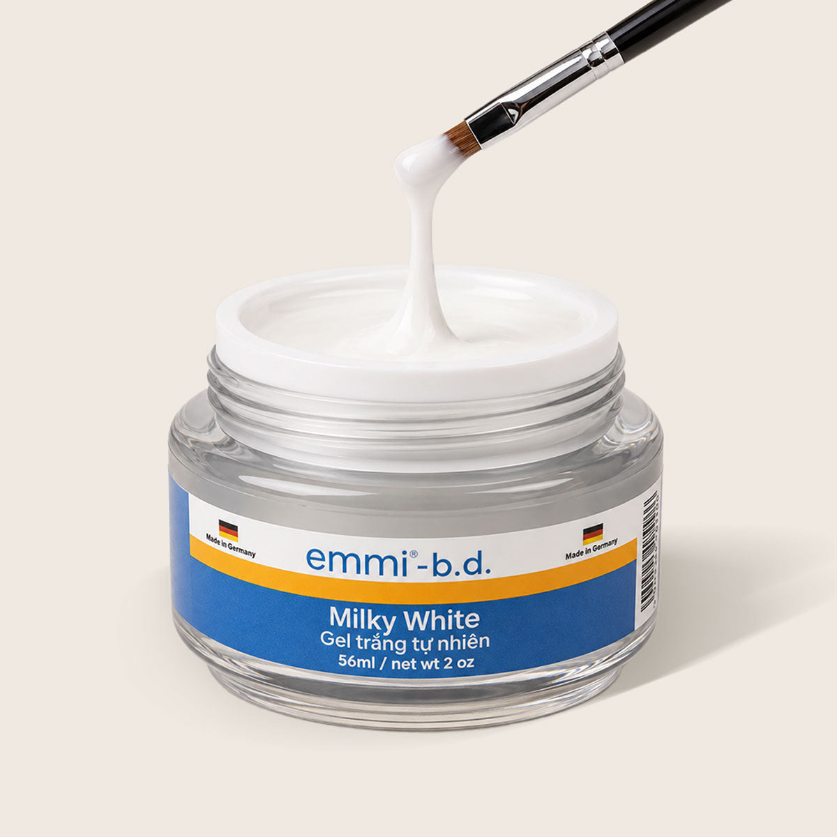Emmi-b.d. UV/LED Hard Gel Builder Gel Milky White 56ml