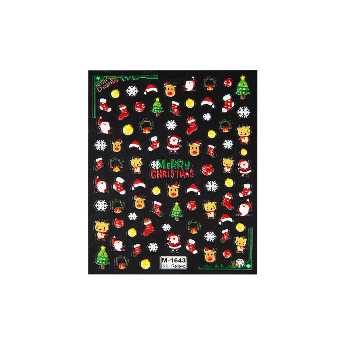Emmi-Nail 5D Art Nail Sticker Santa Claus 2