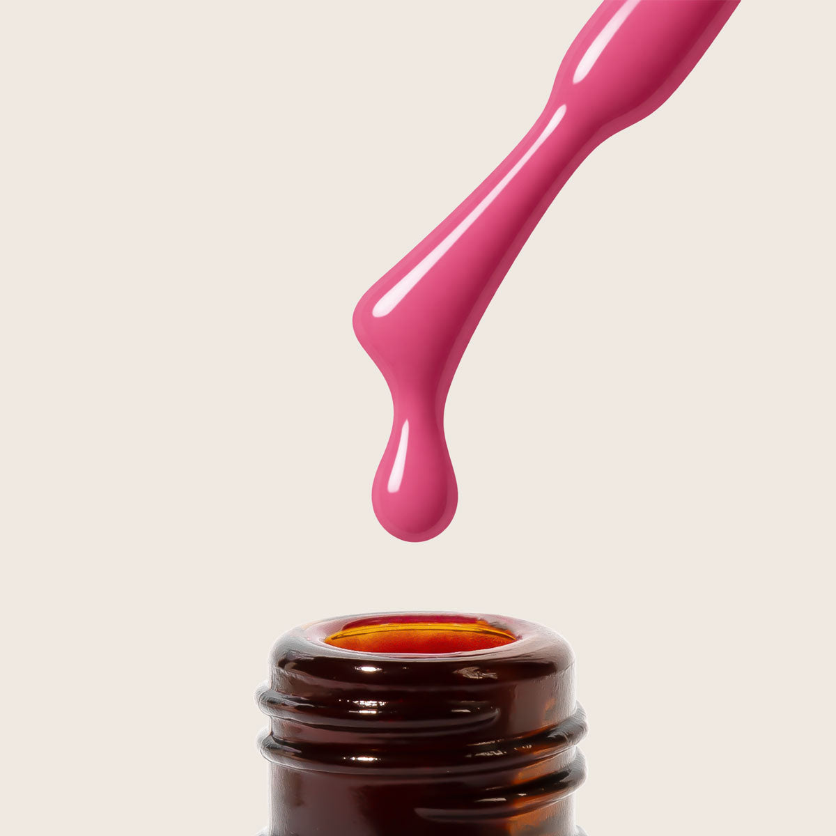 Vernis UV Shellac Rose givré 8ml -L516-