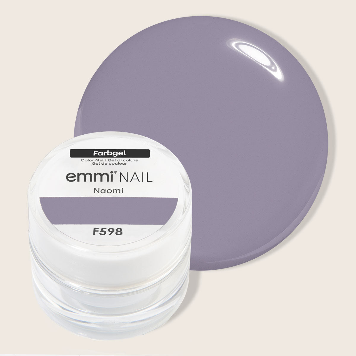 Emmi-Nail Gel Couleur Naomi 5ml -F598-