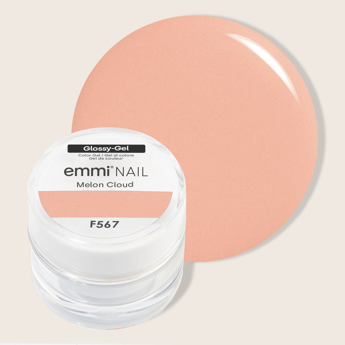 Emmi-Nail Glossy-Gel Melon Cloud -F567-
