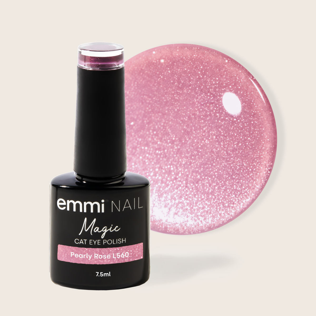 Shellac UV/LED-Lack Magic Cat Eye Pearly Rose -L560-