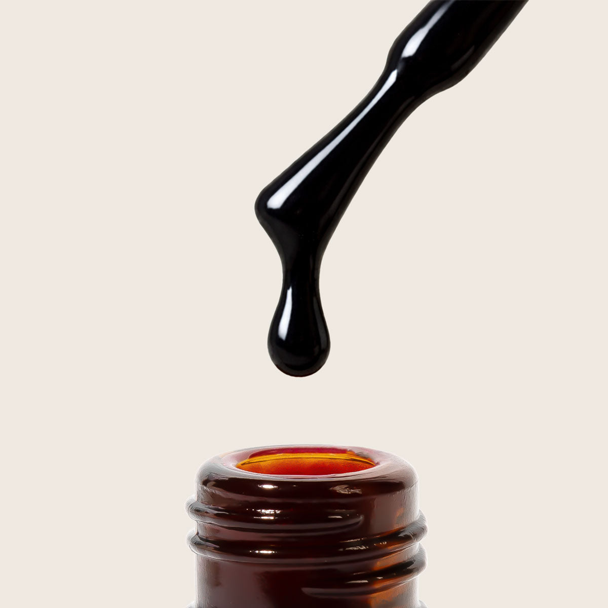 Shellac UV Polish Black 15ml -L564-