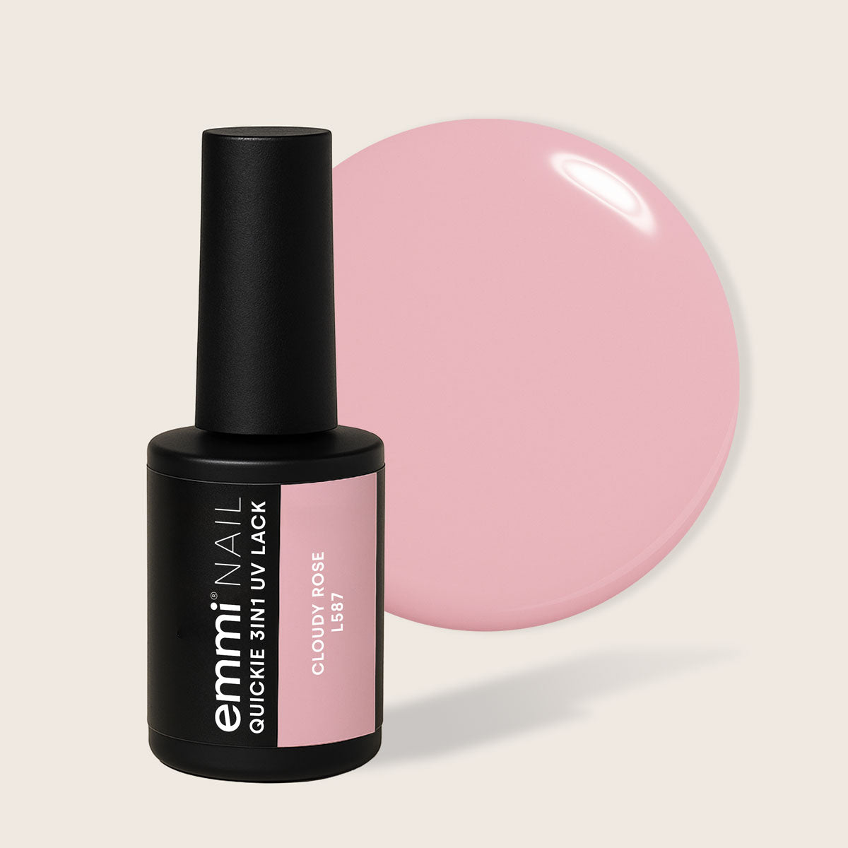 Emmi-Nail Quickie Cloudy Rose 3en1 -L587-