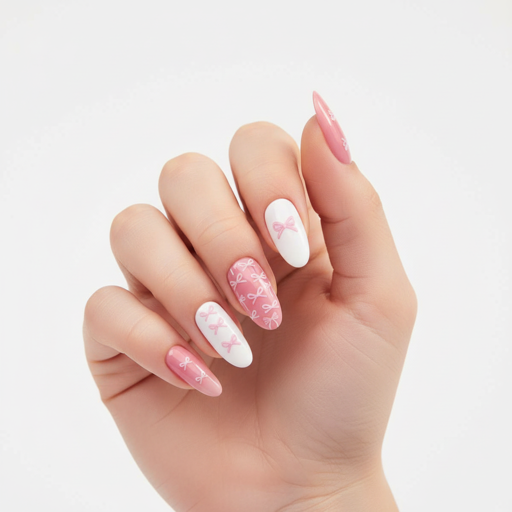 Emmi-Nail 5D Art Nail Sticker Zarte Schleife