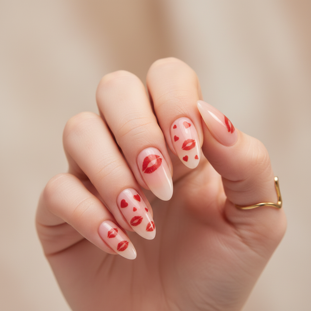 Emmi-Nail 3D Art Nail Sticker Kiss Me
