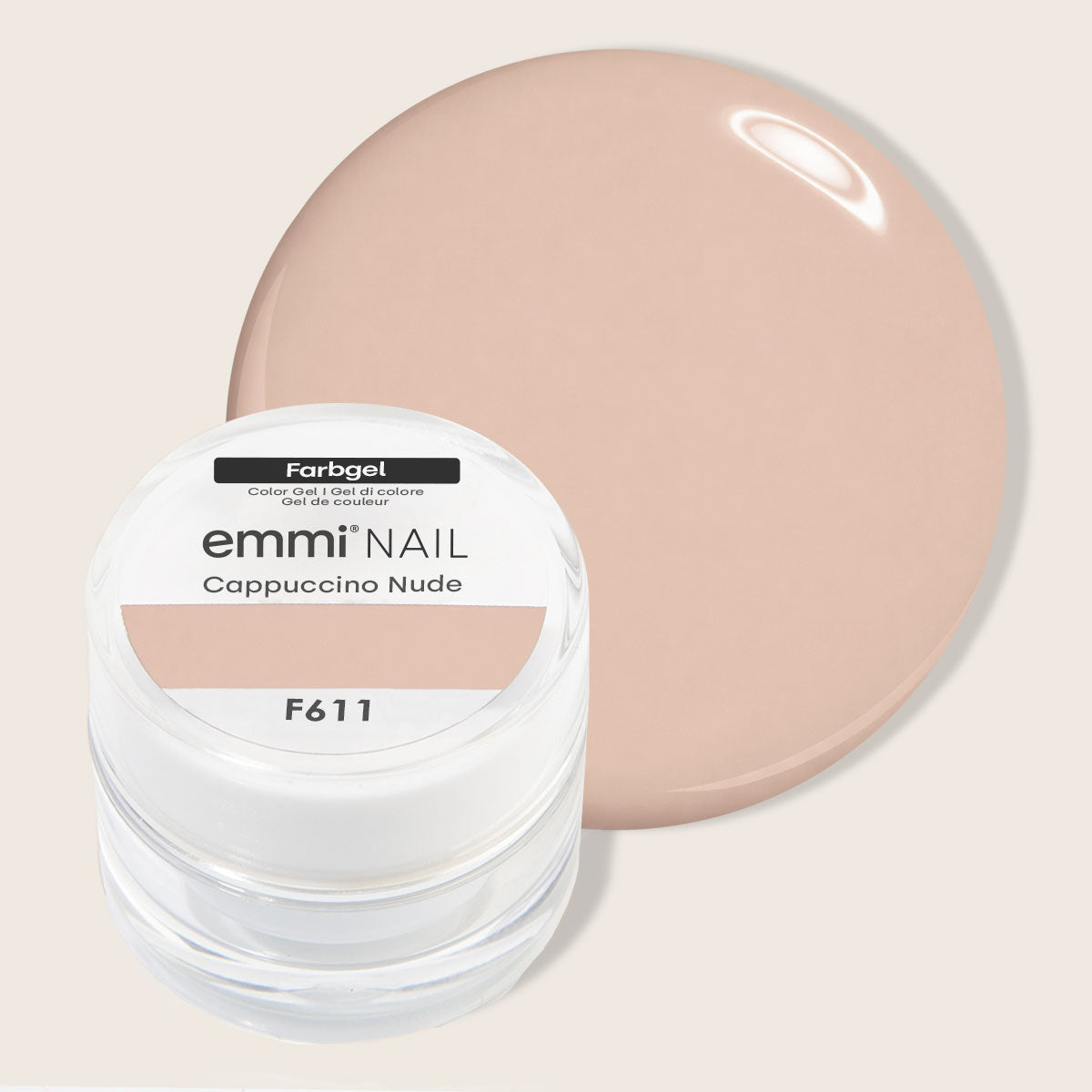 Emmi-Nail Gel couleur Cappuccino Nude 5ml -F611-