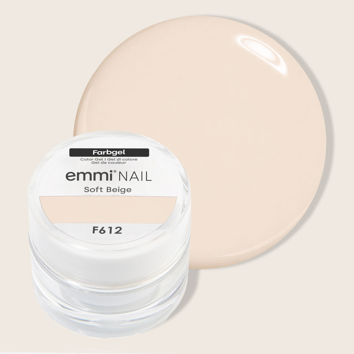 Emmi-Nail Gel couleur Soft Almond Beige 5ml -F612-