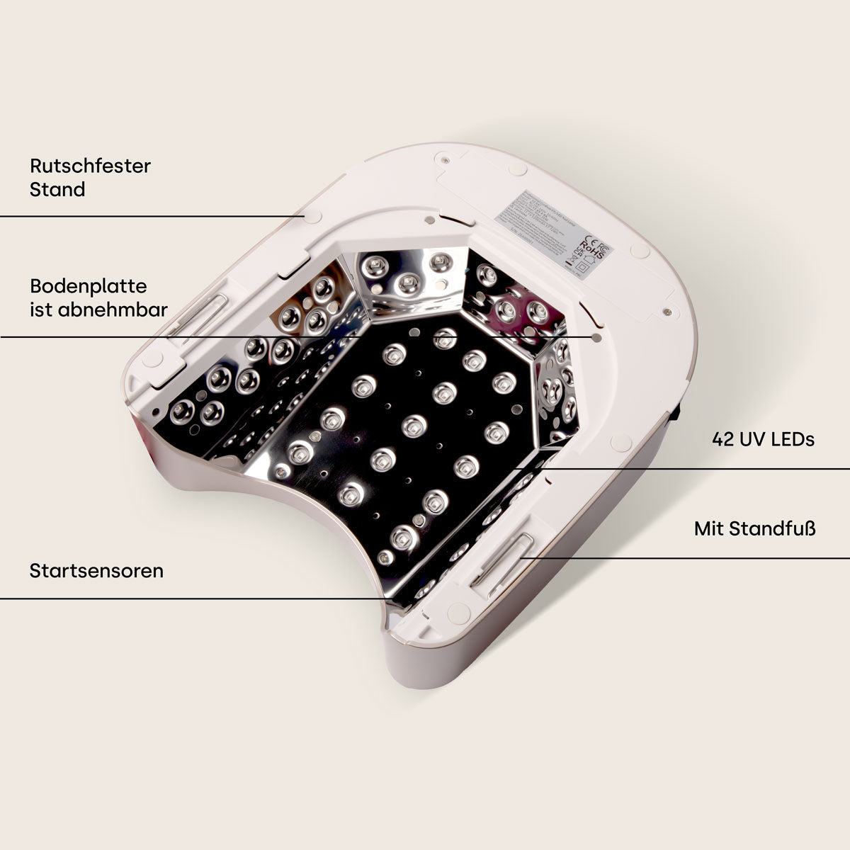 Lampe à ongles Emmi Power 68 UV/LED *or*