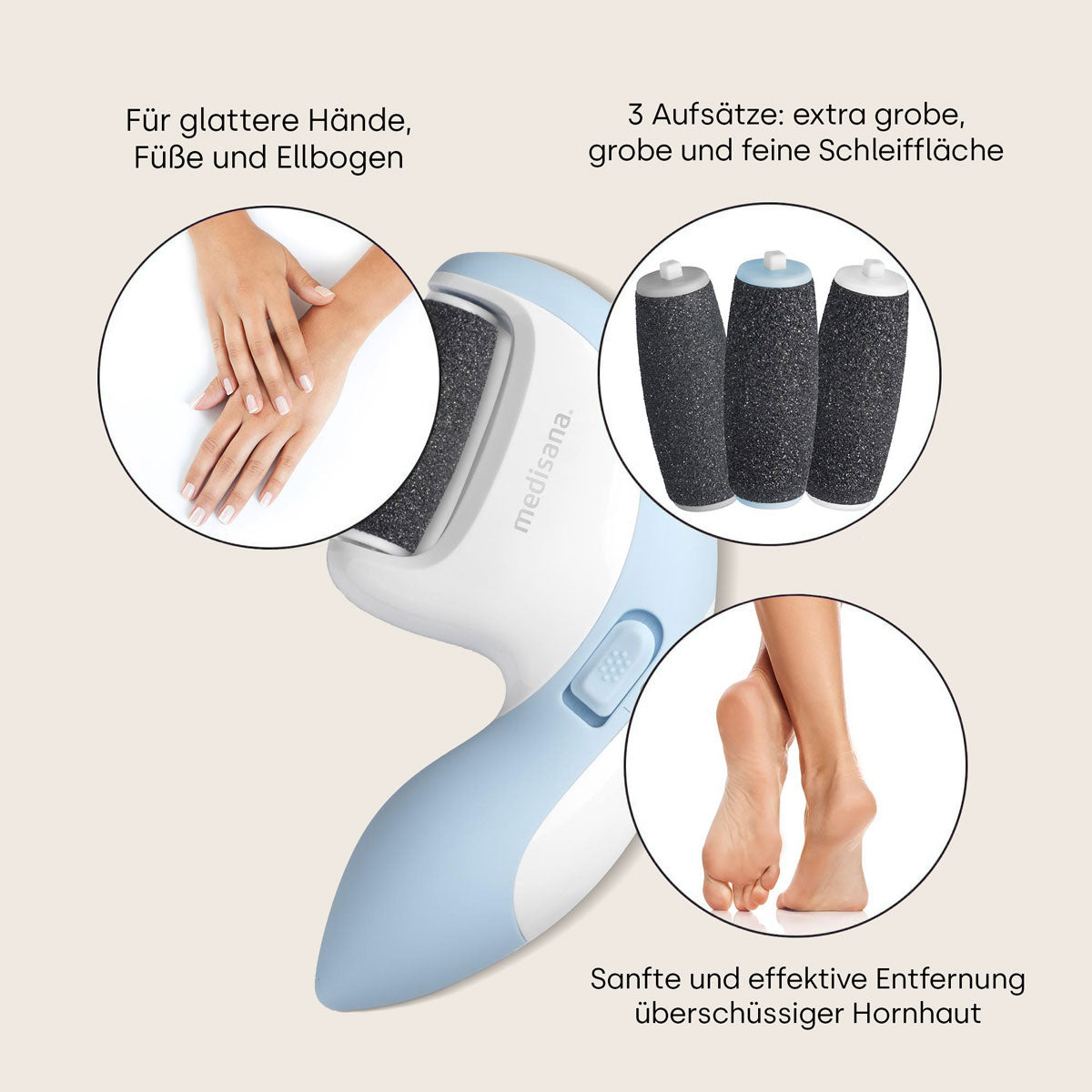 MEDISANA CR 870 Callus Remover 