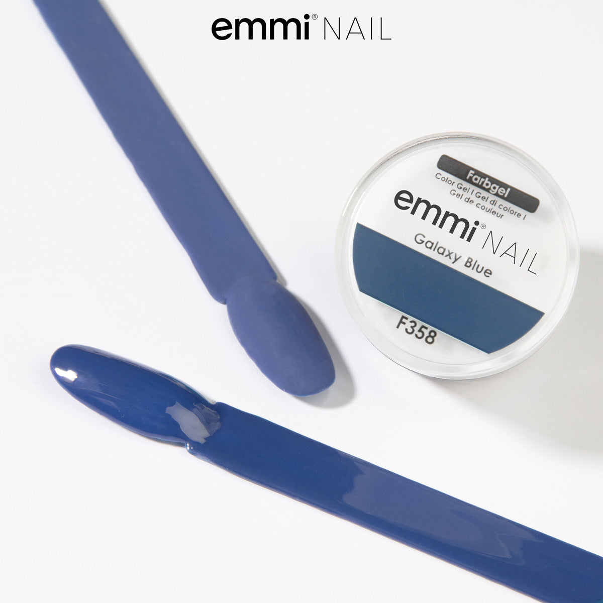 Gel de couleur Emmi-Nail Bleu Galaxie 5 ml -F358-