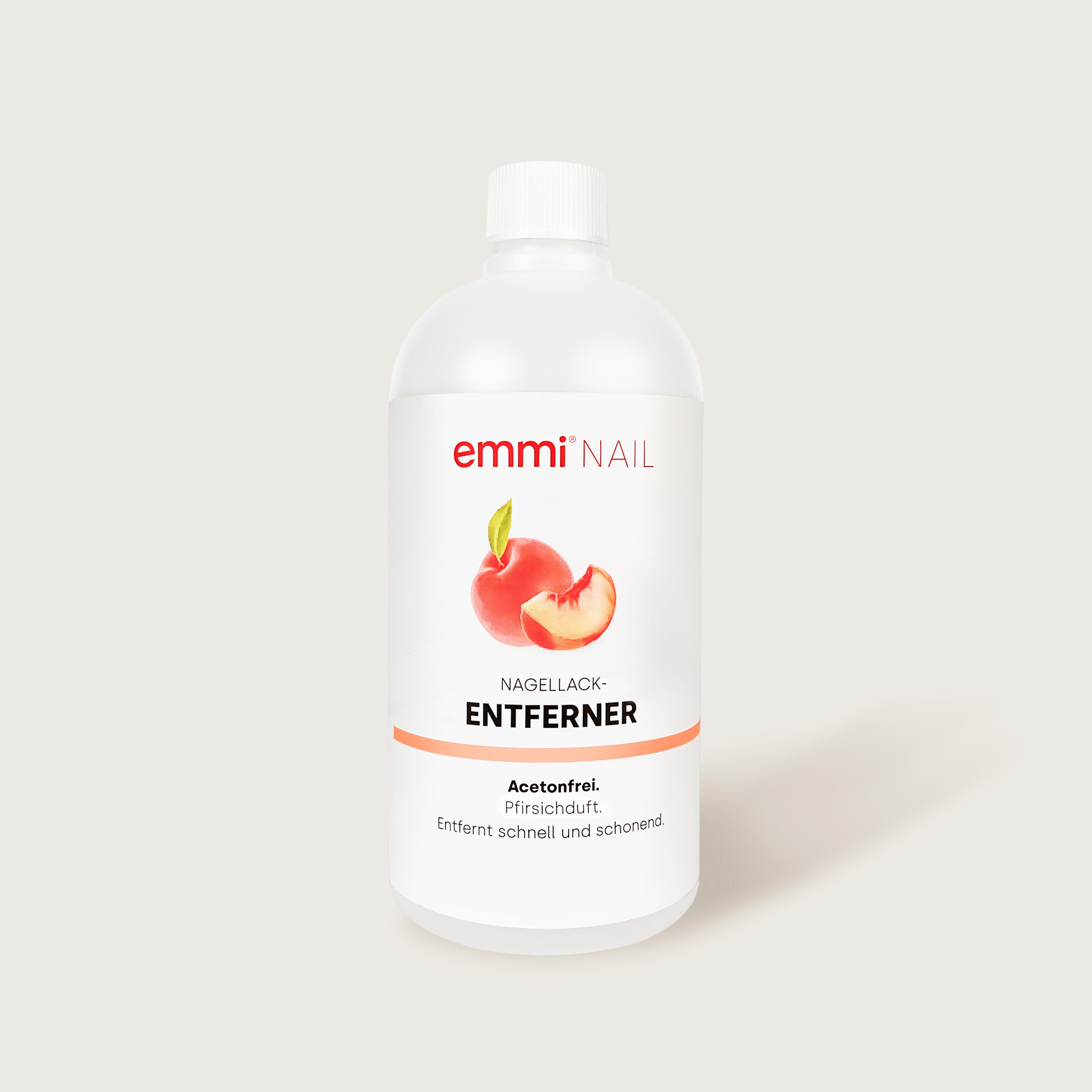 Nagellackentferner acetonfrei Pfirsich 500ml