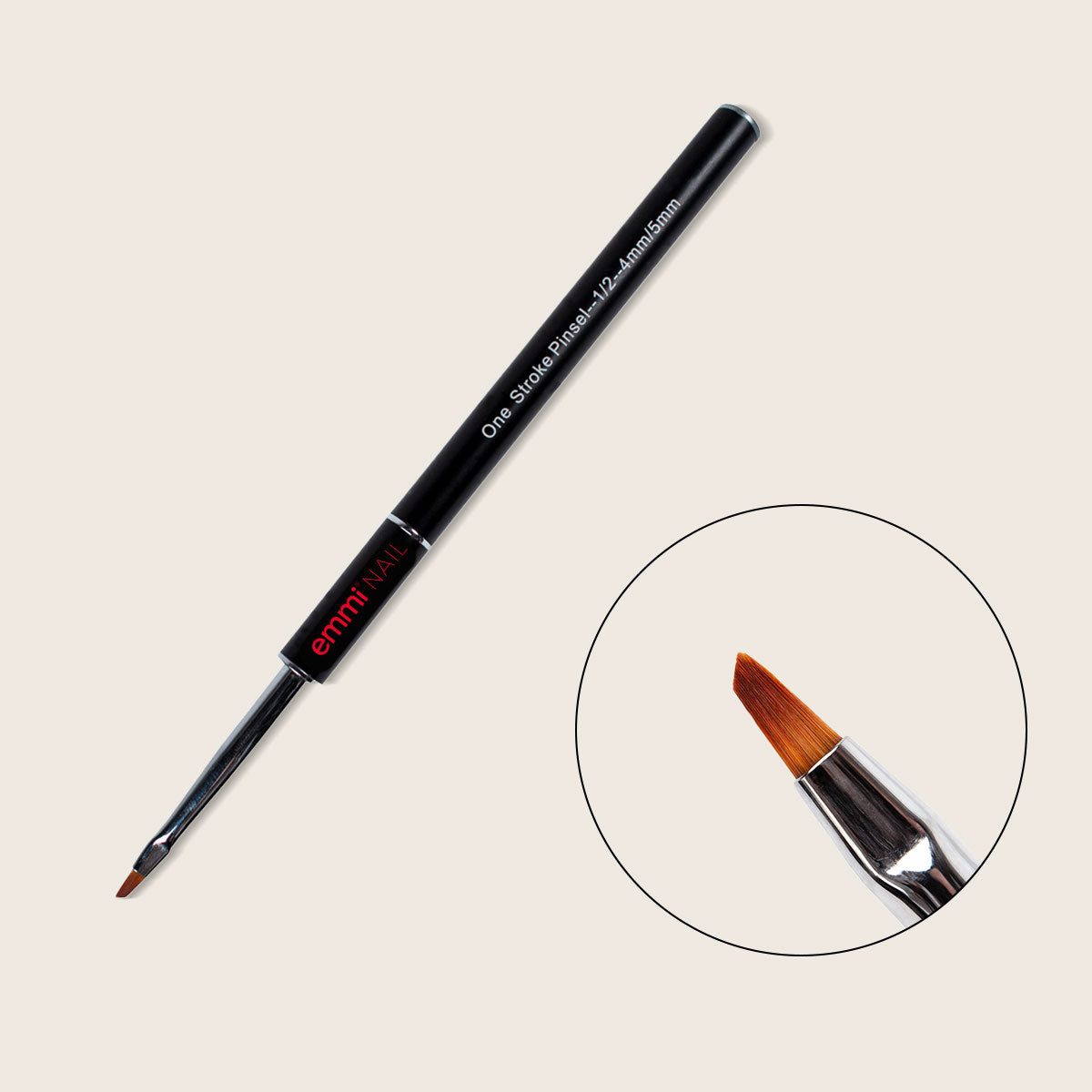 Pinceau One Stroke Emmi-Nail --1/2-- 4 mm/5 mm 