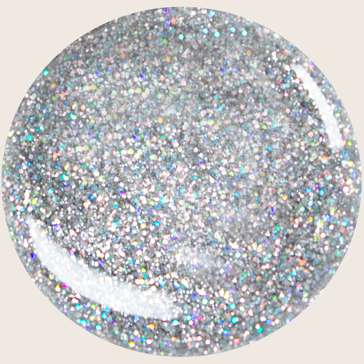Emmi-Nail Glittergel Magic Silver 5ml -F365-