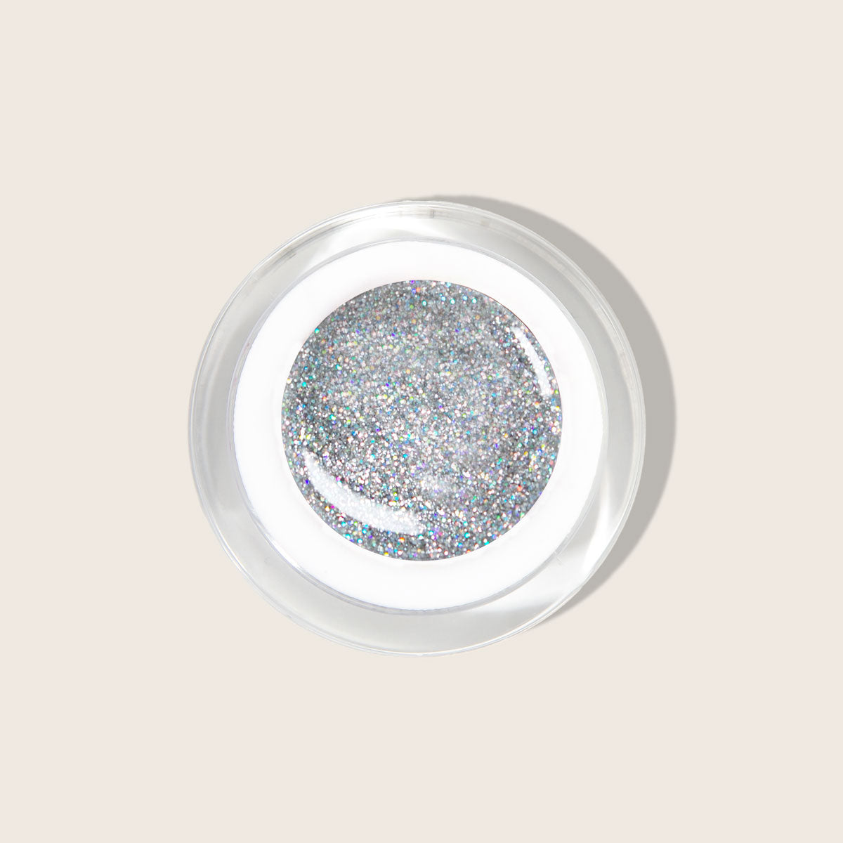 Emmi-Nail Glittergel Magic Silver 5ml -F365-