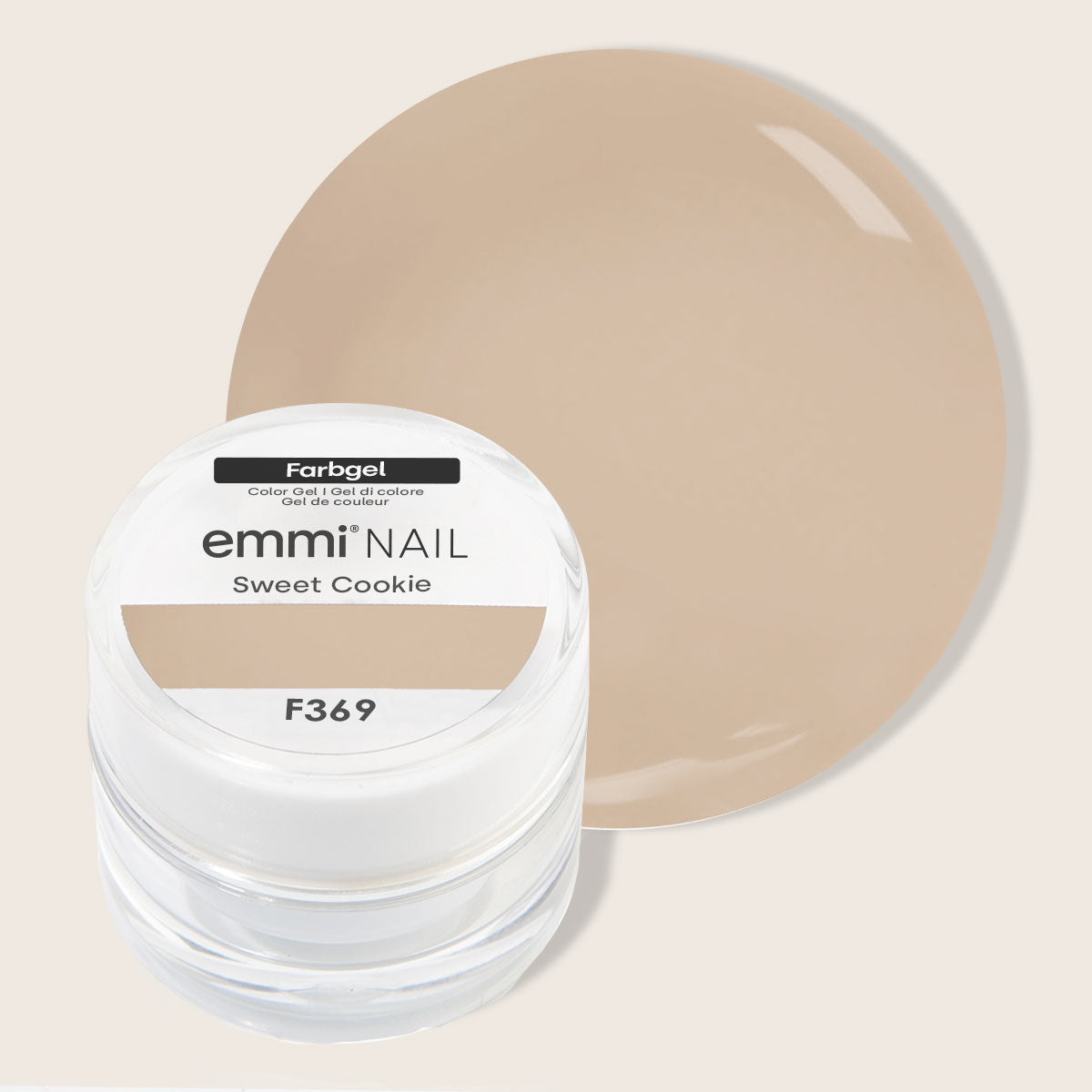 Gel de couleur Emmi-Nail Sweet Cookie 5 ml -F369-