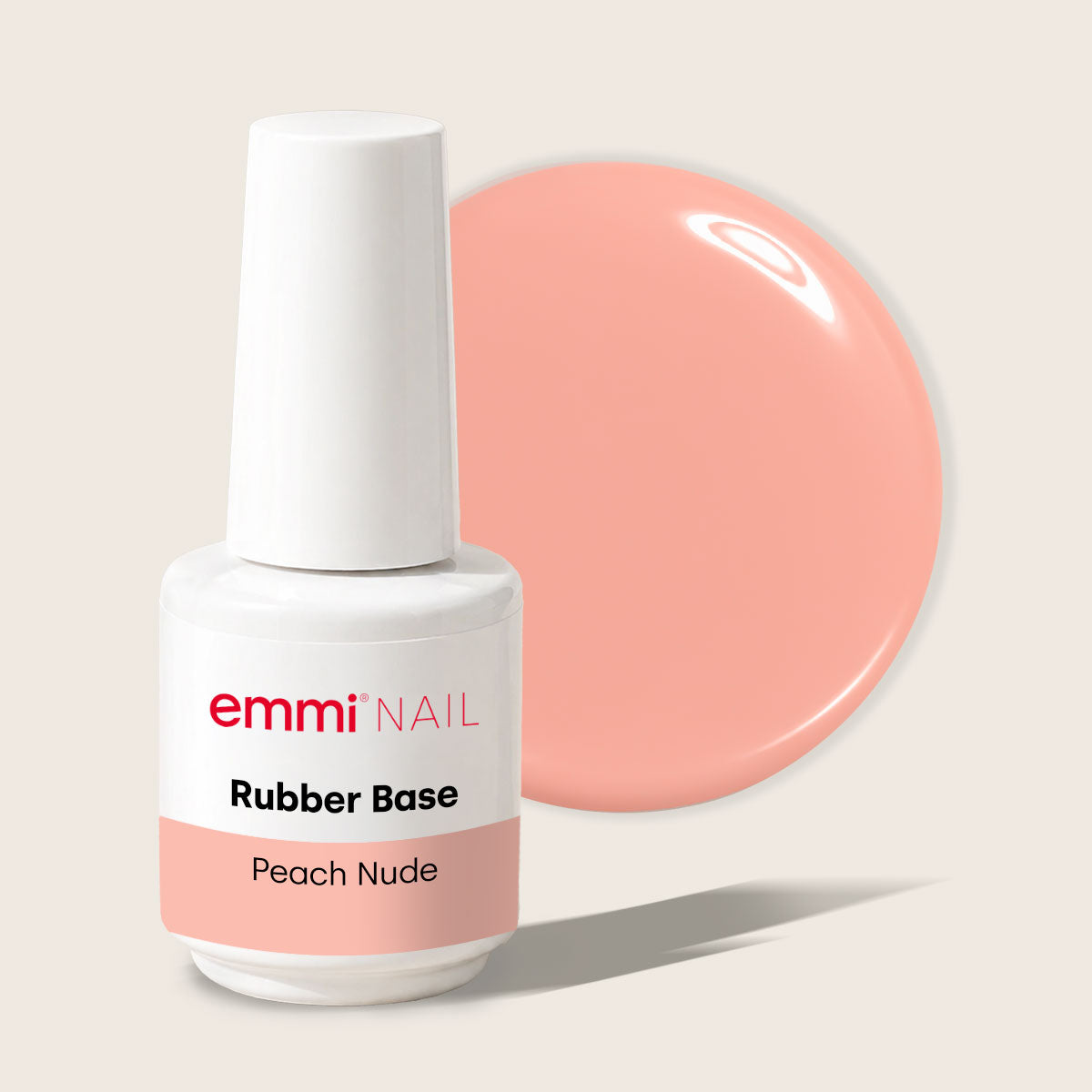 Emmi-Nail Rubber Base Peach Nude 15ml