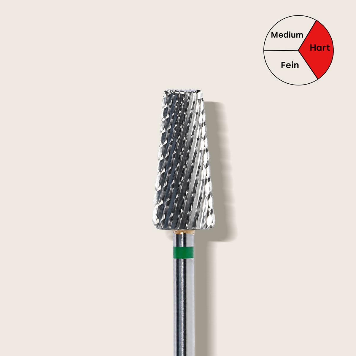 Emmi-Nail carbide bit cone *coarse* L+R 