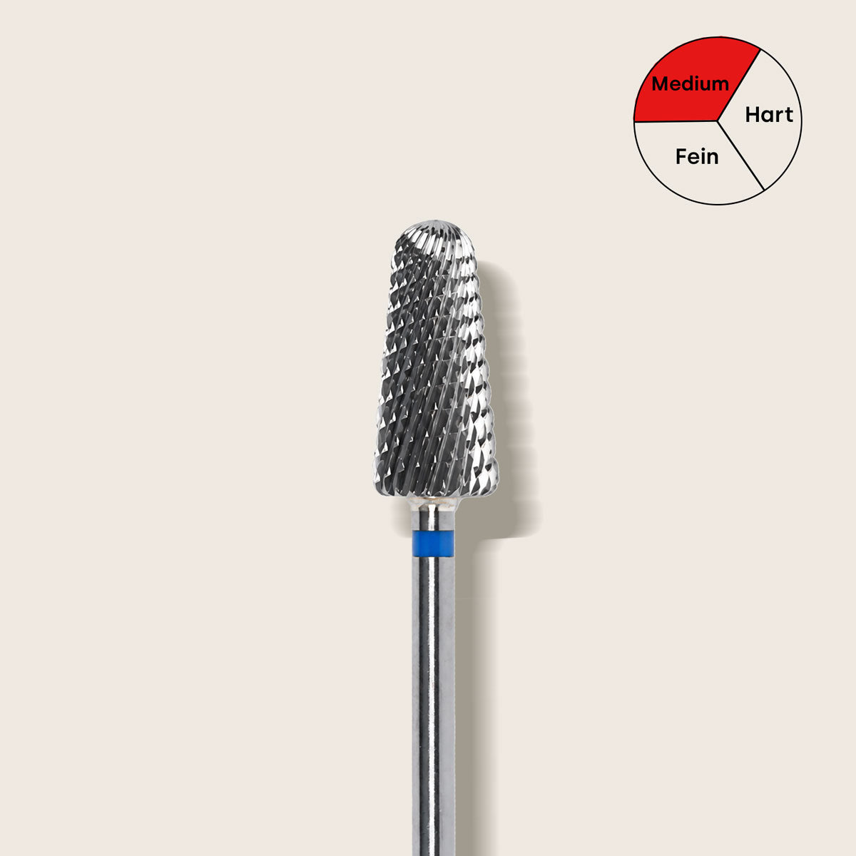 Embout conique en carbure Emmi-Nail *moyen* G+D 