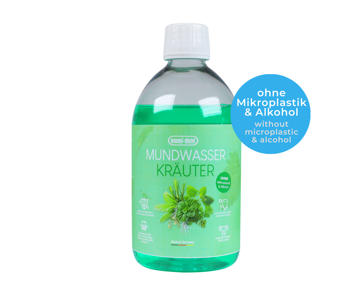 Emmi-Dent Mundwasser Kräuter 500ml
