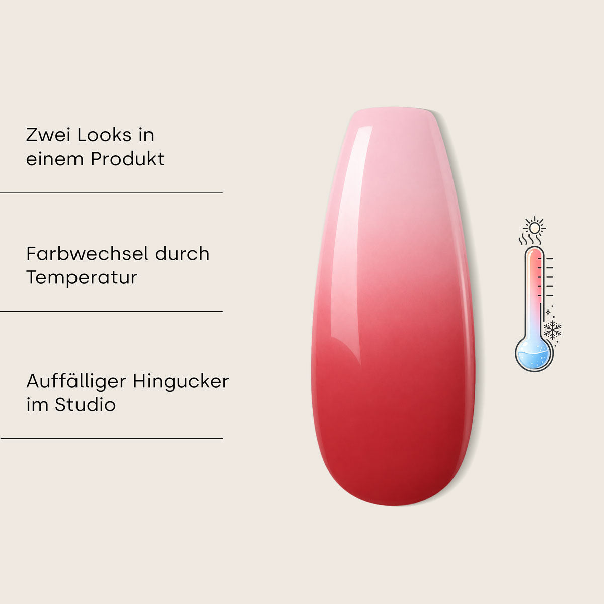 Emmi-Nail Shellac Thermo Ruby Heat -L590-