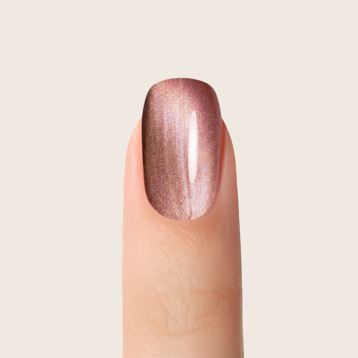 Shellac UV/LED-Lack Magic Cat Eye Rose Gold -L591-
