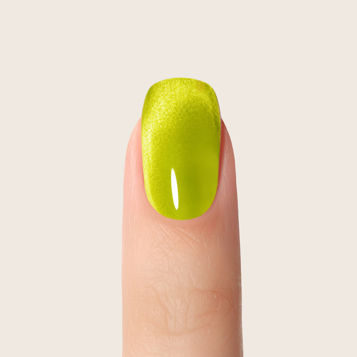 Shellac UV/LED-Lack Magic Cat Eye Neon Gelb -L596-