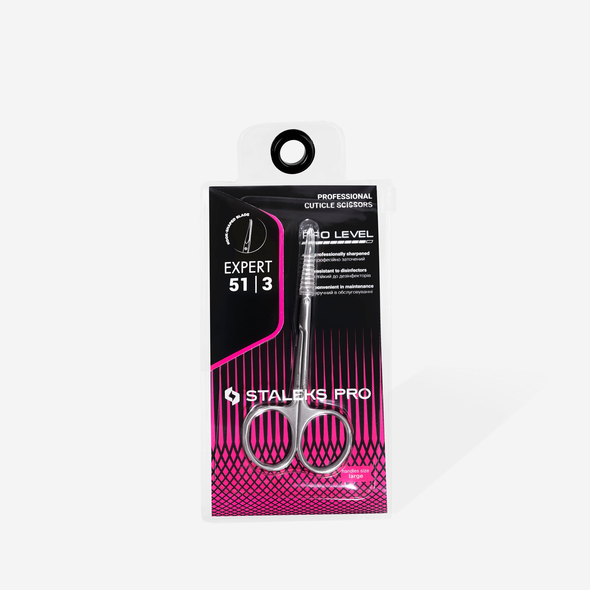 Staleks Professionelle Nagelhautschere mit Haken EXPERT 51 TYP 3