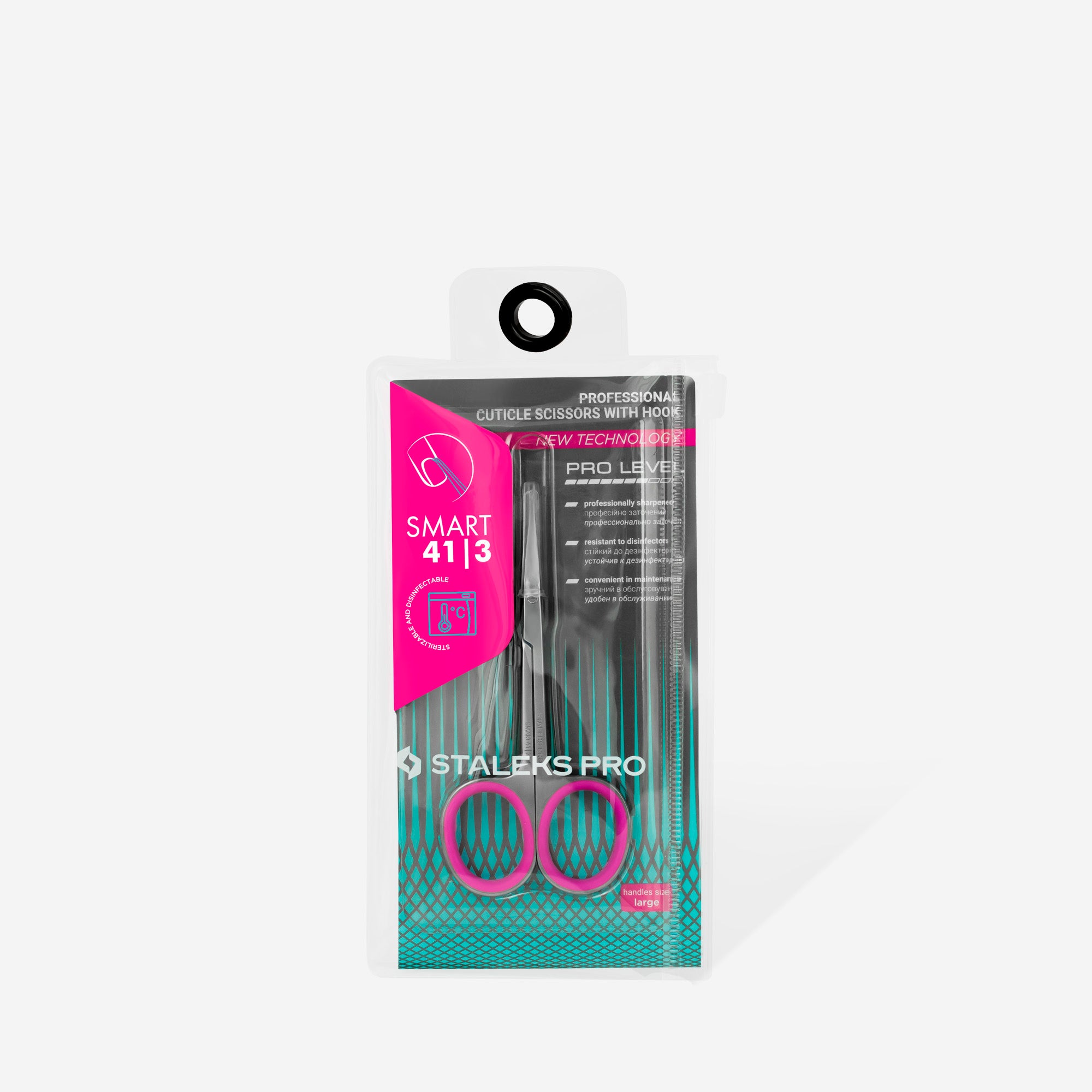 Staleks Professionelle Nagelhautschere mit Haken SMART 41 TYP 3