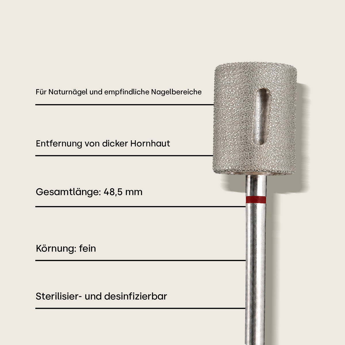 Emmi-Nail Hornhaut-Schleifer, fein