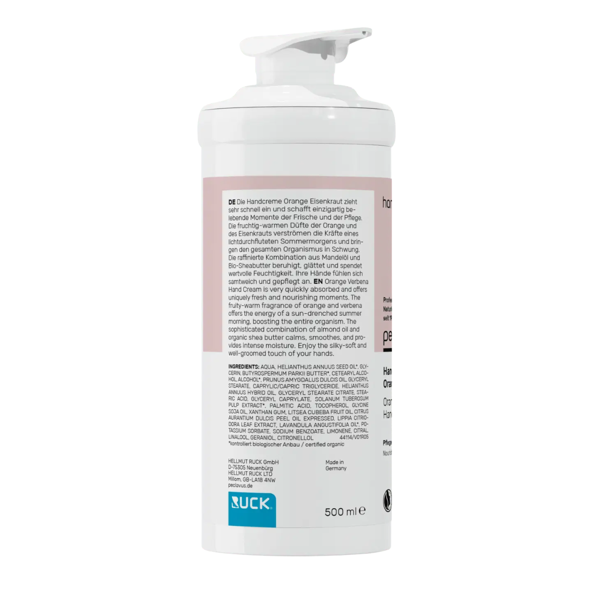 RUCK peclavus Hand Cream Orange Verbena