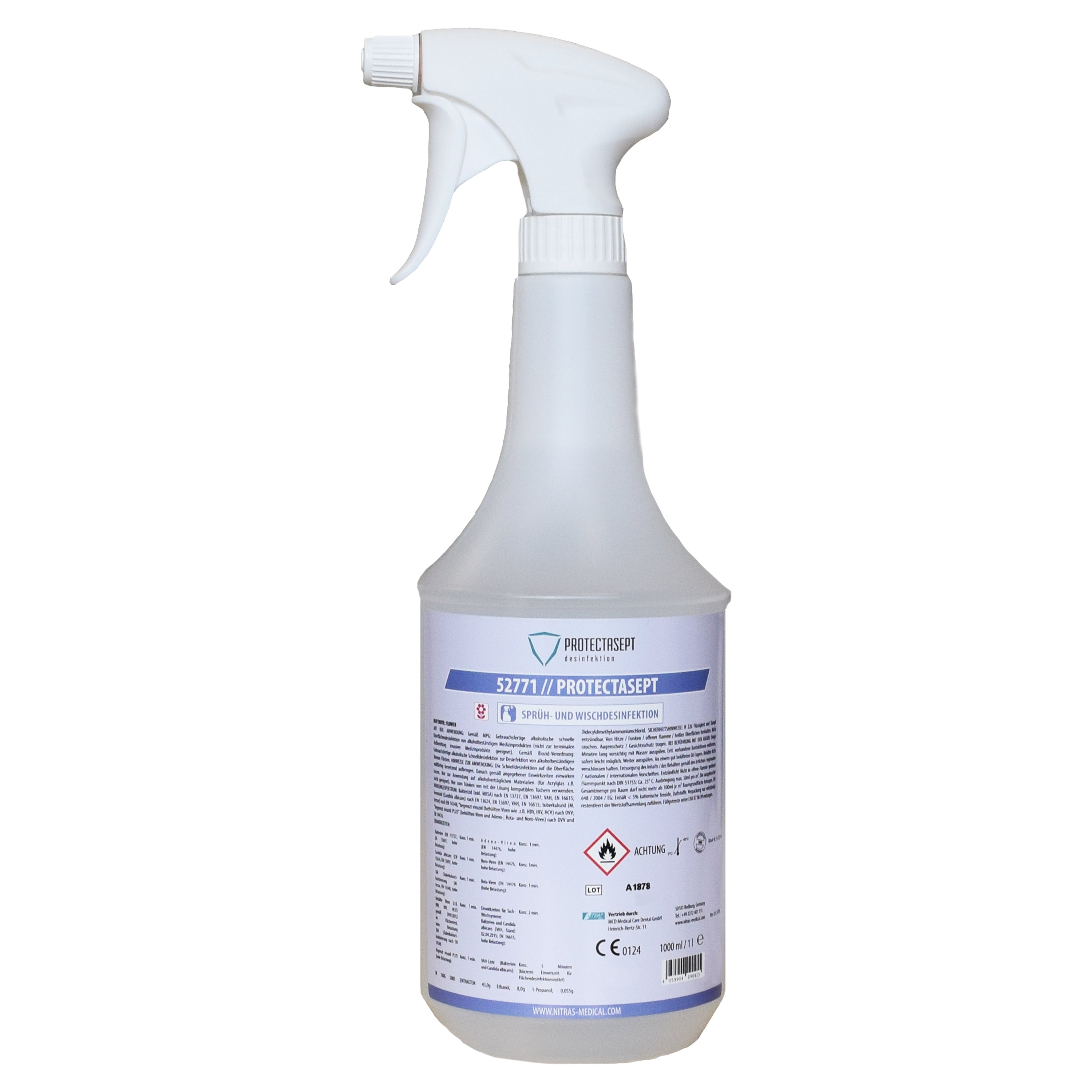 Nitras Sprüh- und Wischdesinfektion Flower 1L