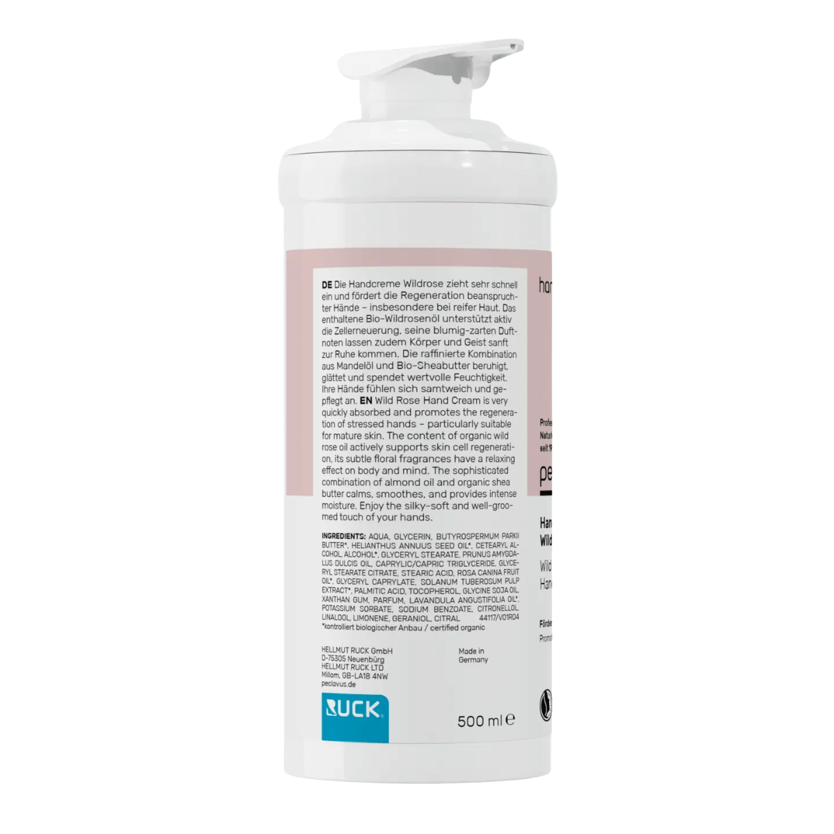 RUCK peclavus Hand Cream Wild Rose