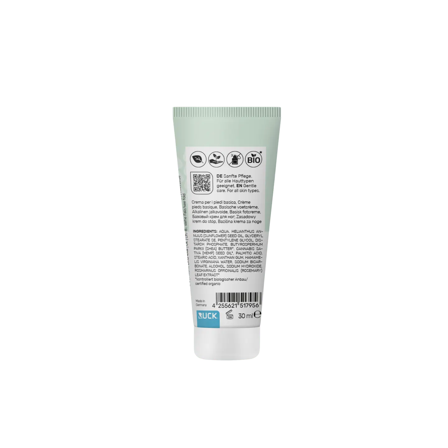 RUCK peclavus pure Basische Fusscreme, 30ml