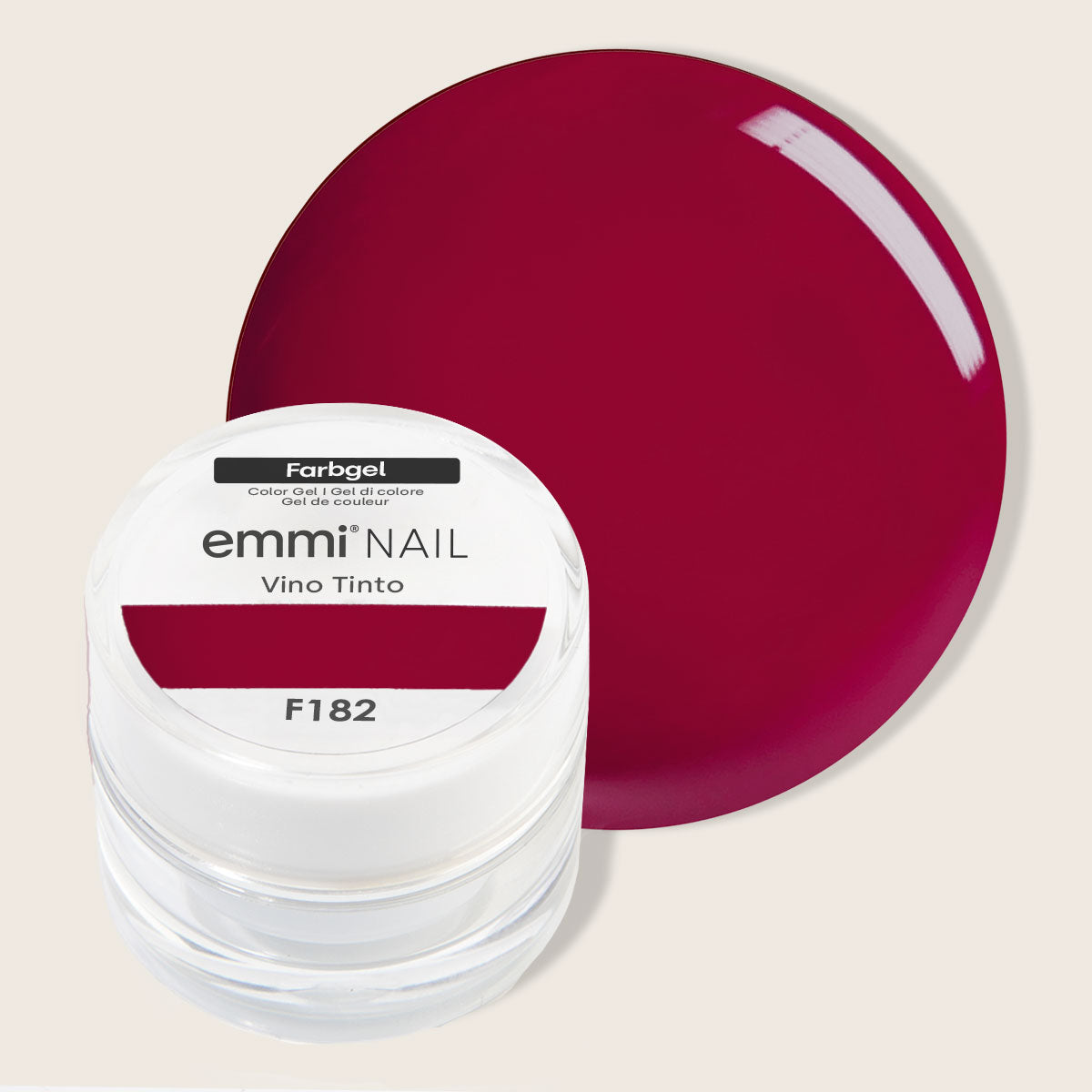 Emmi-Nail Farbgel Vino Tinto -F182-
