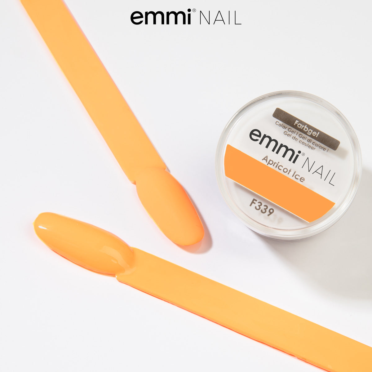 Emmi-Nail Color Gel Neon Apricot Ice 5ml -F339-