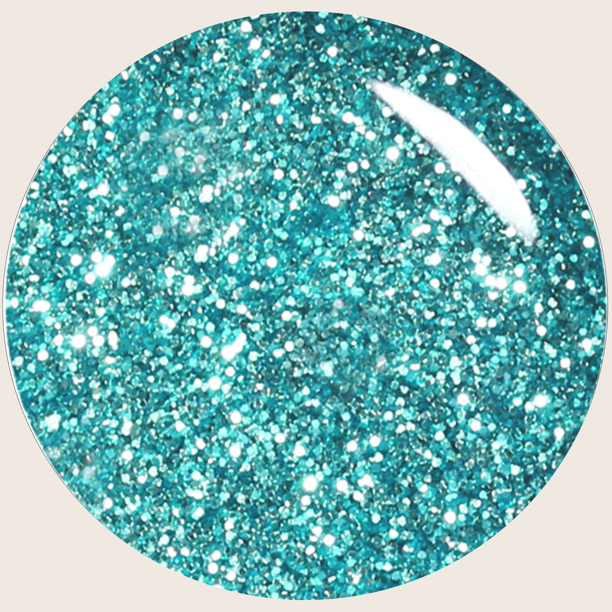 Gel pailleté Emmi-Nail Turquoise 5 ml -F274-