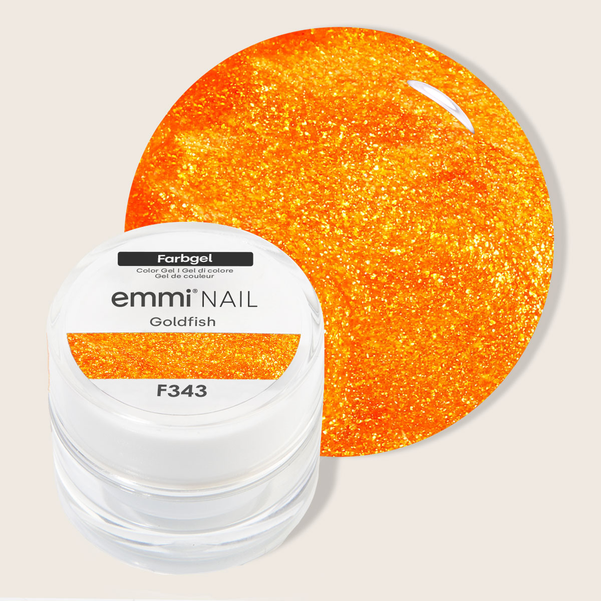 Emmi-Nail Farbgel Goldfish 5ml -F343-