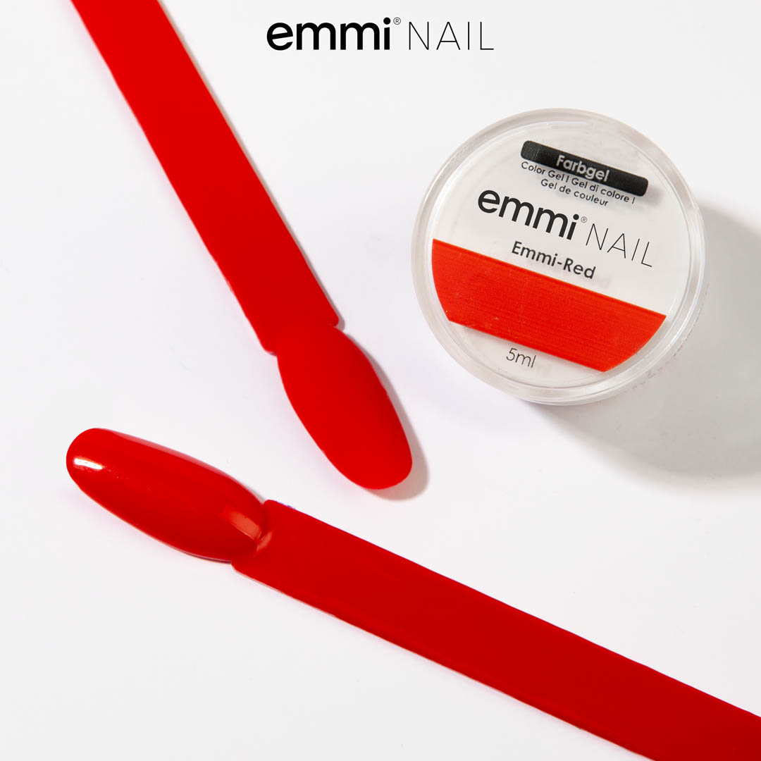 Emmi-Nail Color Gel Emmi Red 5ml -F096- 