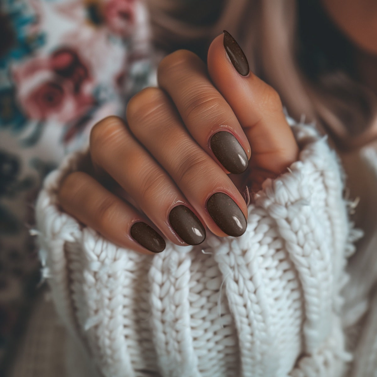 Gel de couleur pour ongles Emmi-Châtain 5 ml -F122-