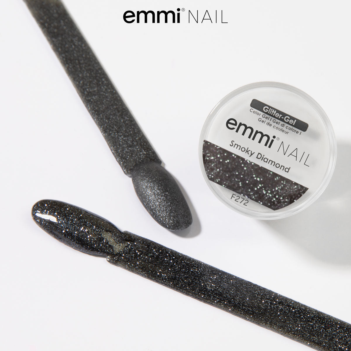 Gel pailleté Emmi-Nail Smoky Diamond 5 ml -F272-