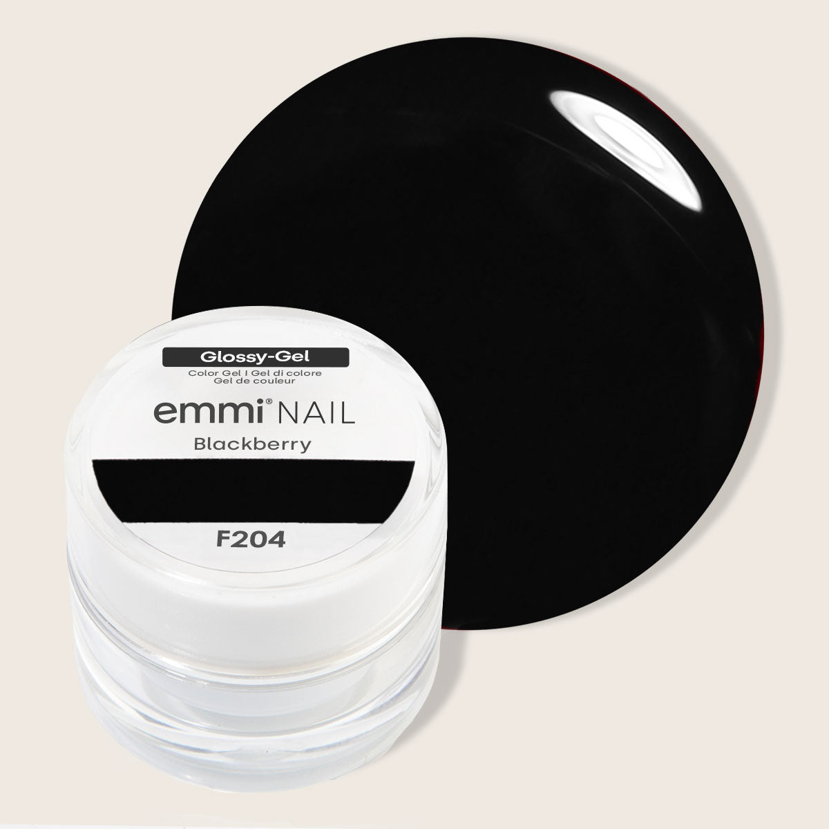 Emmi-Nail Glossy-Gel Blackberry 5ml -F204-