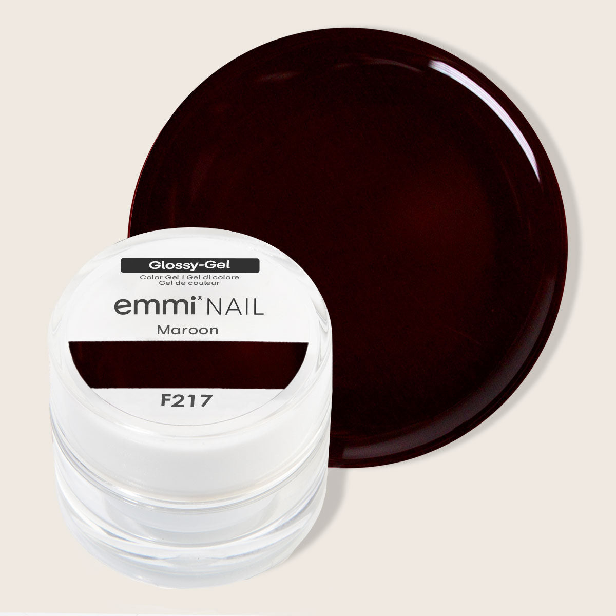 Emmi-Nail Glossy-Gel Maroon 5ml -F217-