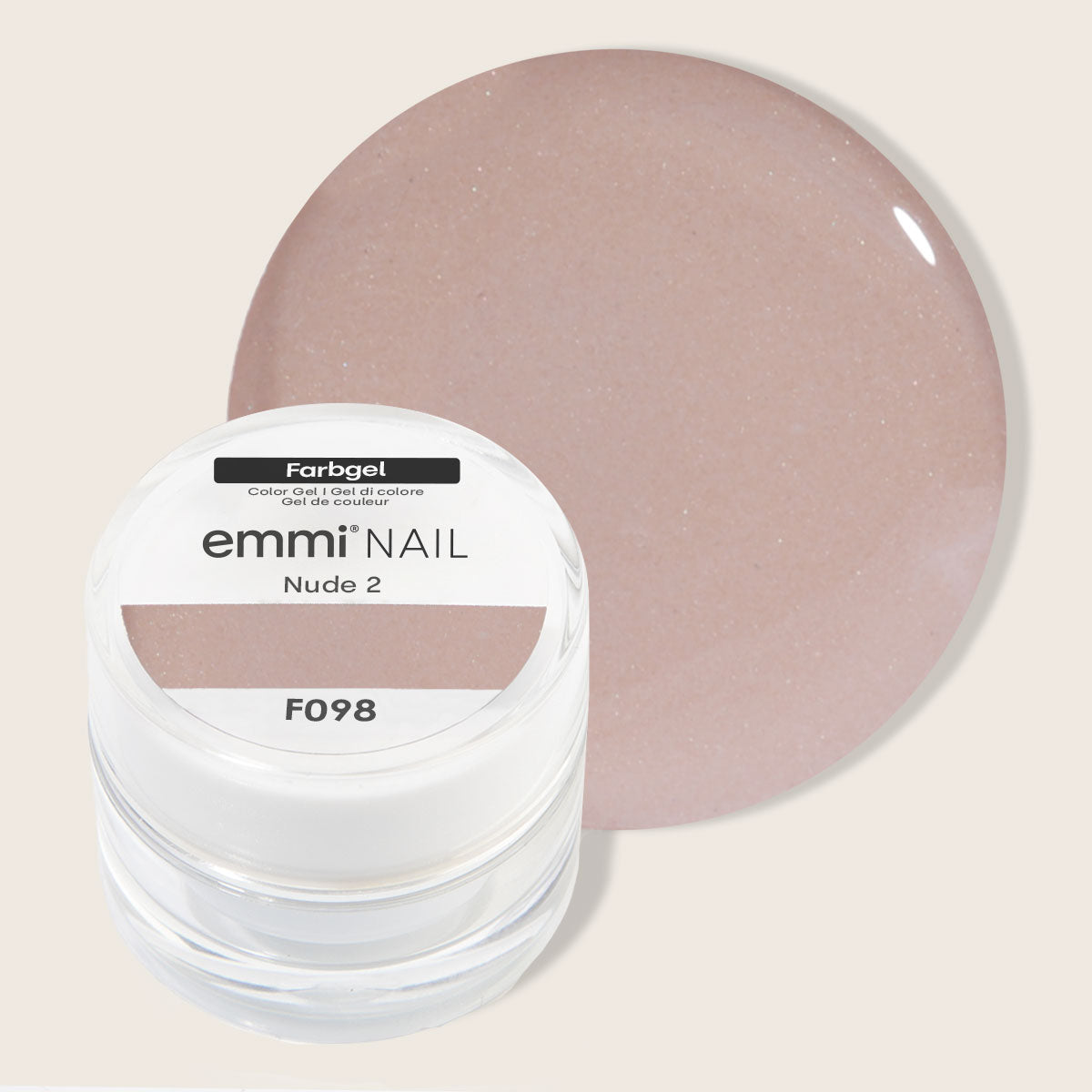 Gel de couleur Emmi-Nail Nude 2,5 ml -F098-