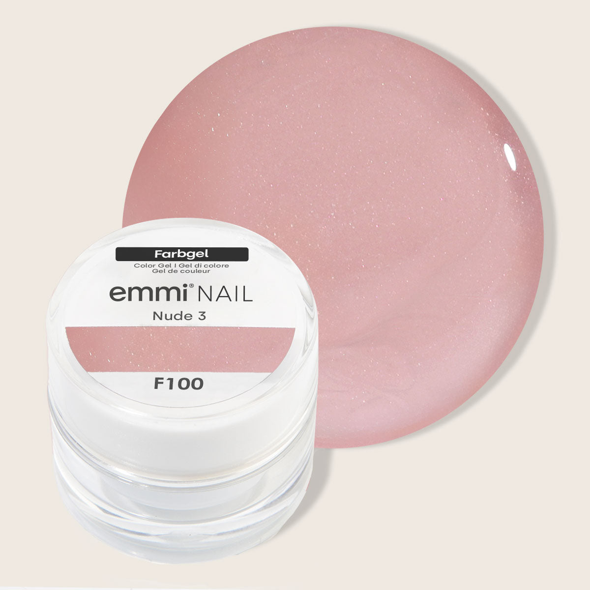 Emmi-Nail Farbgel Nude 3, 5ml -F100-