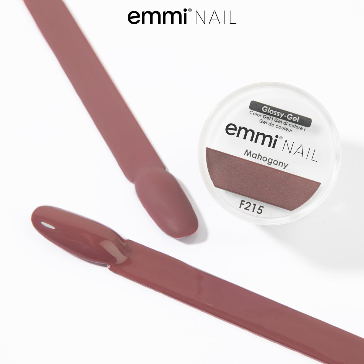Emmi Nail Glossy Gel Mahogany 5ml -F215-
