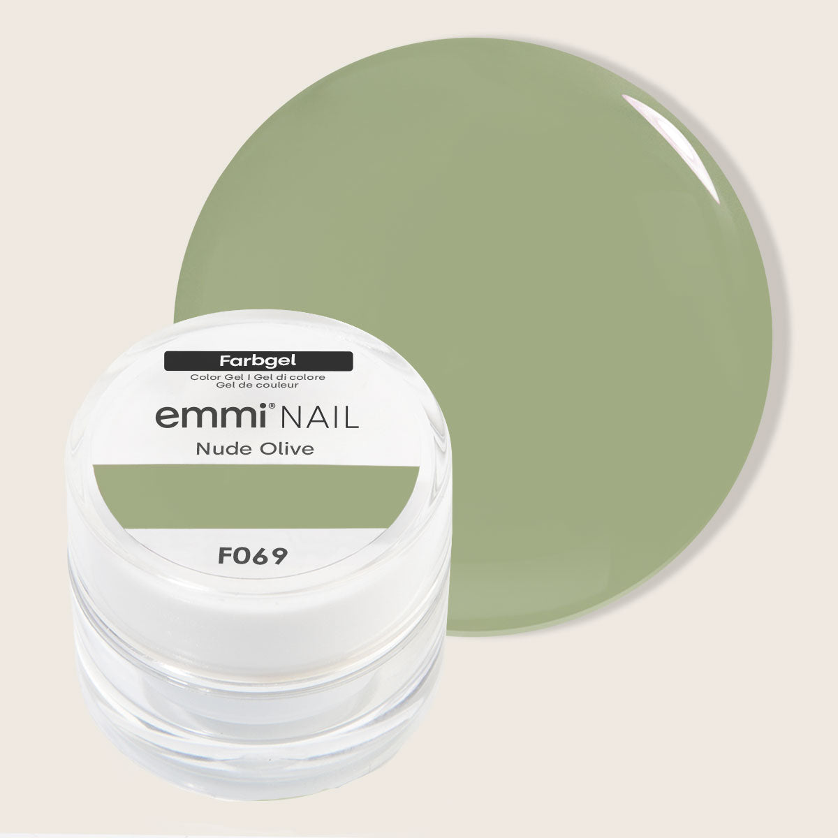 Emmi-Nail Farbgel Nude Olive 5ml -F069-